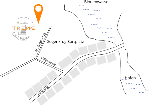 Gogenkrog Sortplatz Binnenwasser Hafen Eutiner Str. Galgenberg Am Gogenkrog zur Alten